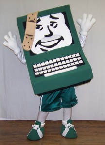 computer mascot      